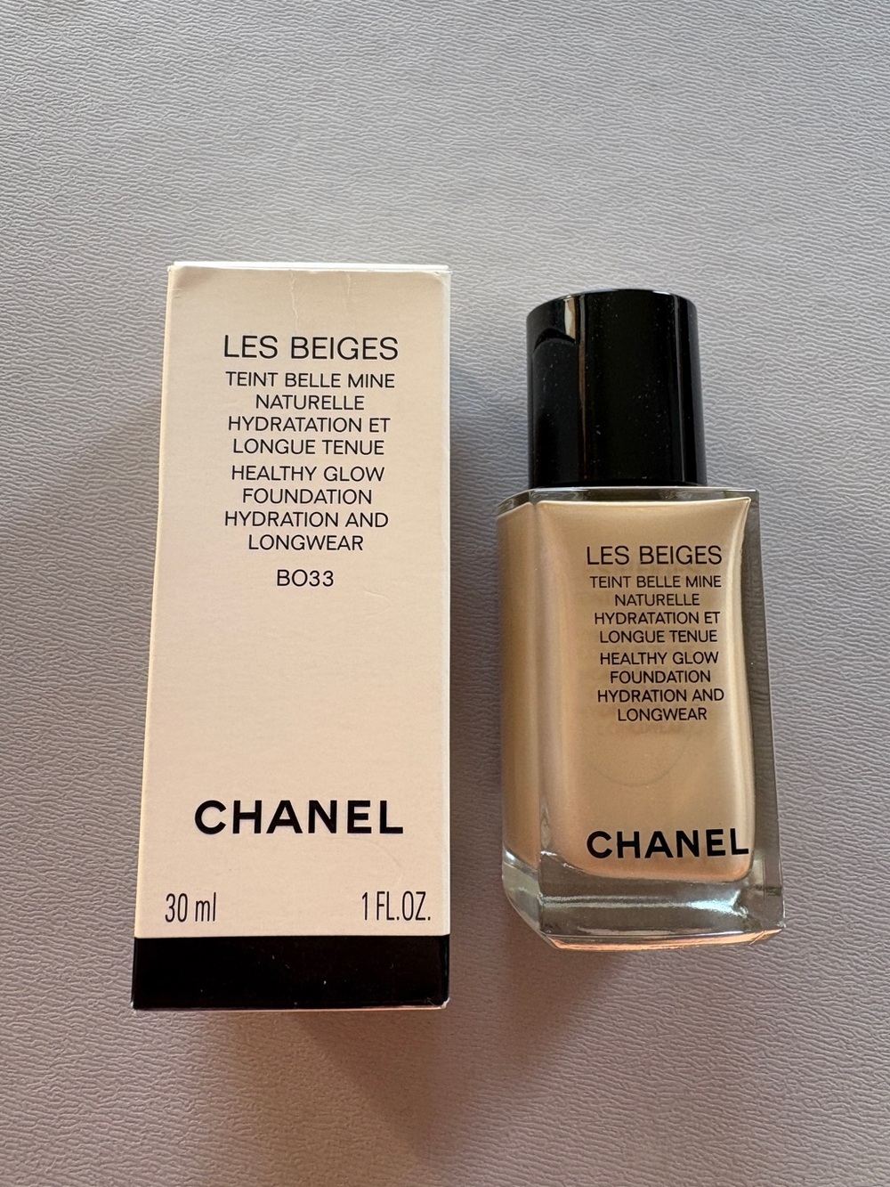 CHANEL Les Beiges Healthy Glow Foundation BO33